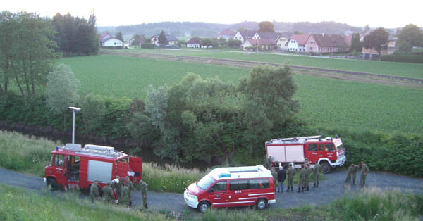 Feuerwehr Gussendorf im Übungseinsatz